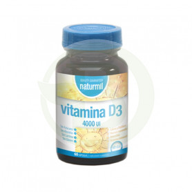Vitamina D3 4.000UI. 60 Cápsulas Naturmil
