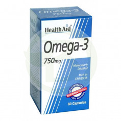 Omega 3 750Mg. 60 Cápsulas Health Aid
