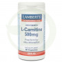 L-Carnitina 500Mg. 60 Cápsulas Lamberts