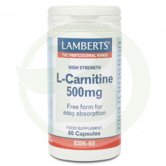 L-Carnitina 500Mg. 60 Cápsulas Lamberts