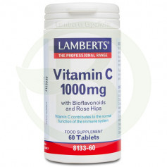 Vitamina C 1.000Mg. Bioflavonoides y Escaramujo 60 Tabletas Lamberts