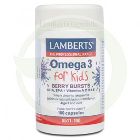 Omega 3 Niños 100 Cápsulas Lamberts