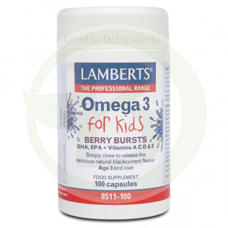 Omega 3 Niños 100 Cápsulas Lamberts