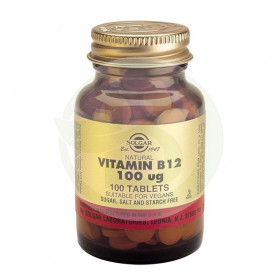 Vitamina B12 100Mcg. 100 Cápsulas Solgar