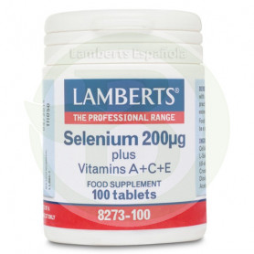 Selenio 200?g. con Vitaminas A, C y E Lamberts