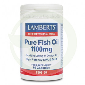 Aceite de Pescado Puro 1100Mg. 60 C?psulas Lamberts