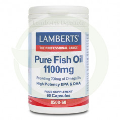 Aceite de Pescado Puro 1100Mg. 60 Cápsulas Lamberts