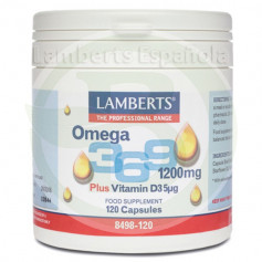 Omega 3, 6, 9 1200Mg. con Vitamina D3 Lamberts