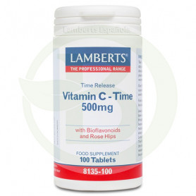 Vitamina C 500Mg. 100 Tabletas con Bioflavonoides Lamberts