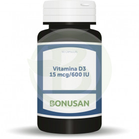 Vitamina D3 15Mcg/600UI 90 Cápsulas Bonusan