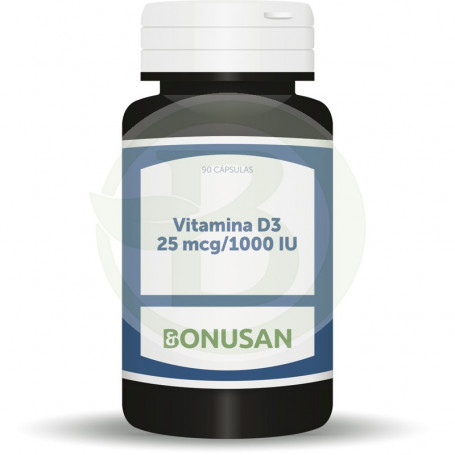 Vitamina D3 25Mcg/1000UI 90 Cápsulas Bonusan
