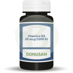 Vitamina D3 25Mcg/1000UI 90 Cápsulas Bonusan