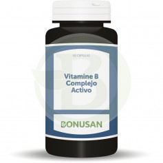 Vitamina B Complejo Activo 60 Cápsulas Bonusan