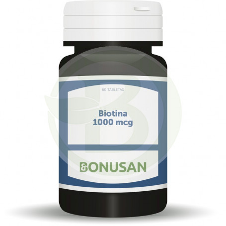 Biotina 1.000Mcg. 60 Tabletas Bonusan