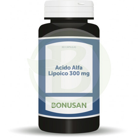 Ácido Alfa Lipoico 300Mg. 60 Cápsulas Bonusan