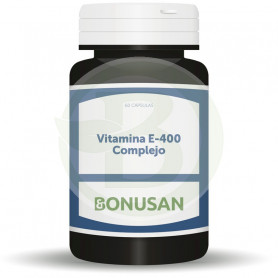 Vitamina E-400 Complejo 60 Cápsulas Bonusan
