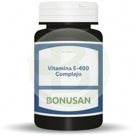 Vitamina E-400 Complejo 60 Cápsulas Bonusan