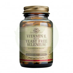 Vitamina E con Selenio Sin Levadura 50 Cápsulas Solgar