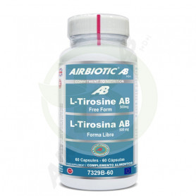 L-Tirosina 500Mg. 60 Cápsulas Airbiotic