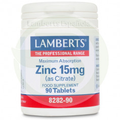 Zinc 15Mg. (como citrato) 90 Tabletas Lamberts
