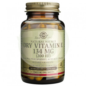 Vitamina E 200UI 50 Cápsulas Solgar
