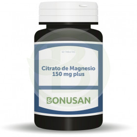 Citrato de Magnesio 150Mg. 60 Tabletas Bonusan