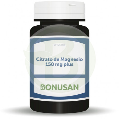 Citrato de Magnesio 150Mg. 60 Tabletas Bonusan