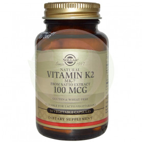 Vitamina K2 100Mcg. 50 Cápsulas Solgar