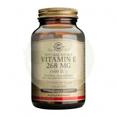 Vitamina E 400UI (268Mg.) 100 Cápsulas Vegetales Solgar