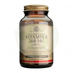 Vitamina E 400UI (268Mg.) 50 Cápsulas Vegetales Solgar