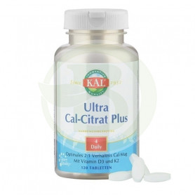 Ultra Cal-Citrate+K2 120 Comprimidos Kal