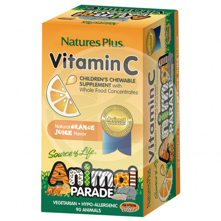 Animal Parade Vitamina C 90 Comprimidos Natures Plus