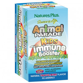 Animal Parade Kids Immune Booster 90 Comprimidos Natures Plus