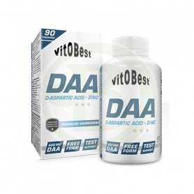 DAA (D-ASPARTIC ACID + ZINC) 90 CAPSULAS VIT.O.BEST