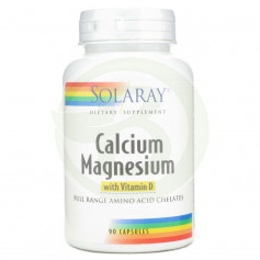 Calcium y Magnesium 90 Cápsulas Solaray