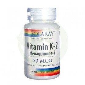 Vitamina K2 30 Cápsulas Solaray