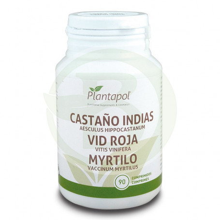 Castaño de Indias, Vid Roja y Mirtilo 90 Comprimidos Planta Pol