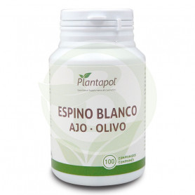 Espino Blanco, Ajo, Olivo, FOS 100 Comprimidos Planta Pol