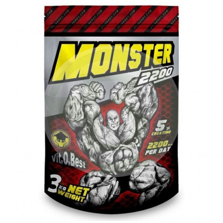 Monster Gainer 2200 3Kg. Chocolate Vit o Best