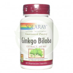 Ginkgo Biloba 60Mg. 60 Cápsulas Solaray