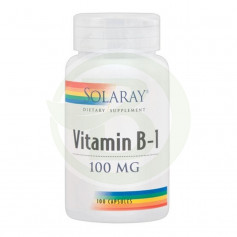 Vitamina B1 100Mg. 100 Cápsulas Solaray