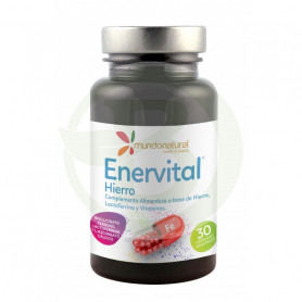 Enervital Hierro 30 Cápsulas Mundo Natural