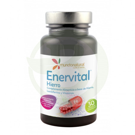 Enervital Hierro 30 Cápsulas Mundo Natural