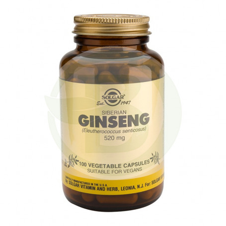 Ginseng Siberiano 100 Cápsulas Solgar