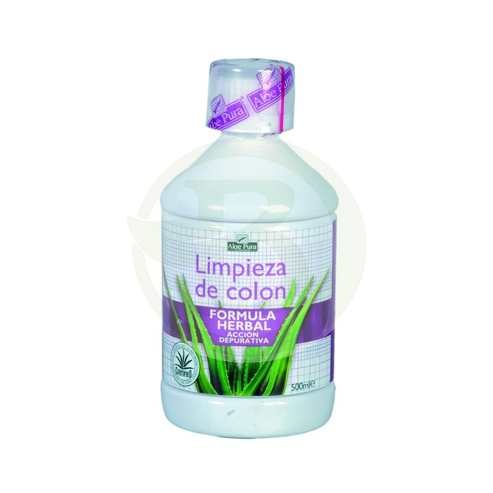 Zumo d eAloe Vera Limpieza de Colón 500Ml. Aloe Pura