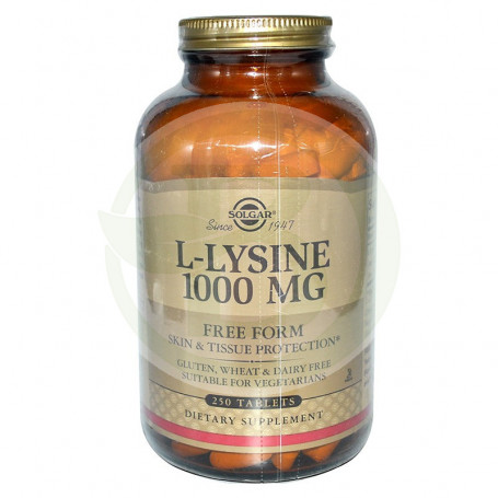 L-Lisina 1.000Mg. 250 Cápsulas Solgar