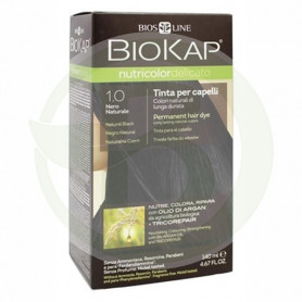 Tinte Nutricolor Delicato 1.0 Negro Natural 140Ml. Biokap