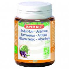 Rábano Negro y Alcachofa Bio 80 Comprimidos Super Diet