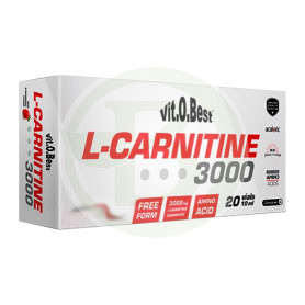 L-Carnitine 3000 20 Viales Fresa Vit O Best