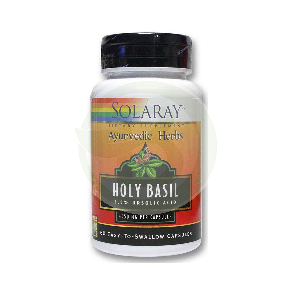 Holly Basil 450Mg. 60 Cápsulas Solaray